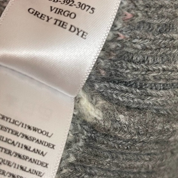 NEW Rails Virgo Tie Dye Long Sleeve Pullover Sweater Gra Women's Size Medium - Picture 3 of 11